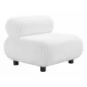 Zuo Modern Rahat Accent Chair in White - Angled - Zuo Modern Rahat Accent Chair in White - Angled