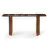Rivelle Console in Bronze- front view