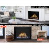 Modern Flames Orion Traditional 26" Built-in Electric Fireplace - Lifetyle 2 - Modern Flames Orion Traditional 26" Built-in Electric Fireplace - Lifetyle 2