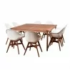 International Home Miami Amazonia Charlotte Deluxe 9 Piece Square Patio Dining Set  - International Home Miami Amazonia Charlotte Deluxe 9 Piece Square Patio Dining Set 