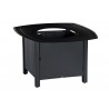Woodard Solid Cast Aluminum 36'' Square Dining Height Fire Pit Table