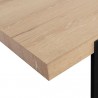 Sunpan Rosso Dining Table 94.5'' - Closeup Top Angle