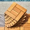 Vifah Hanalei Acacia Interlocking Wooden Decktile in Honey, Lifestyle - Vifah Hanalei Acacia Interlocking Wooden Decktile in Honey, Lifestyle