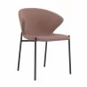 Sunpan Eric Dining Chair in Abbington Blush Purple - Set of Two - Front Side Angle - Sunpan Eric Dining Chair in Abbington Blush Purple - Set of Two - Front Side Angle