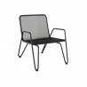 Woodard Turner Lounge Chair with Optional Cushion - Angled - Woodard Turner Lounge Chair with Optional Cushion - Angled