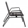 Woodard Turner Spring Lounge Chair with Optional Cushion - Side