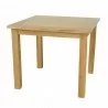 Windsor 35-inch Square Table Small Slats-4 - Windsor 35-inch Square Table Small Slats-4