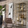 Sunpan Willis Lounge Chair - Brown Leather - Lifestyle