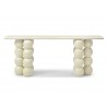 Marbella Console in Beige- front view 1