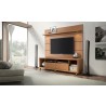 Cabrini TV Stand 1.8 in Maple Cream and Nude - With Floating Panel - Lifestyle