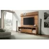 Cabrini TV Stand 1.8 in Maple Cream and Nude - With Floating Panel - Lifestyle - Cabrini TV Stand 1.8 in Maple Cream and Nude - With Floating Panel - Lifestyle