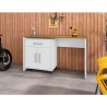 Manhattan Comfort Eiffel Garage Work Station Set of 2 in White