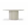 Petra Console in Beige- front view - Petra Console in Beige- front view