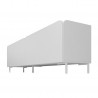 Manhattan Comfort Mid-Century Modern Bogardus 2-Piece TV Stand  Side