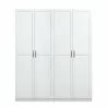 Manhattan Comfort Hopkins Modern Storage Closet 4.0 In White Set- 2 Front - Manhattan Comfort Hopkins Modern Storage Closet 4.0 In White Set- 2 Front