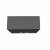 Manhattan Comfort Fortress 30" Floating Textured Metal Garage Cabinet with Adjustable Shelves in Charcoal Grey Top - Manhattan Comfort Fortress 30" Floating Textured Metal Garage Cabinet with Adjustable Shelves in Charcoal Grey Top