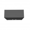 Manhattan Comfort Fortress 30" Floating Textured Metal Garage Cabinet with Adjustable Shelves in Charcoal Grey Top