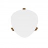 Manhattan Comfort Mid-Century Modern Gales End Table White Top