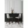 Manhattan Comfort Fifth Avenue Faux Leather Counter Stool in Light Grey - Manhattan Comfort Fifth Avenue Faux Leather Counter Stool in Light Grey