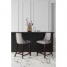 Manhattan Comfort Fifth Avenue Faux Leather Counter Stool in Light Grey