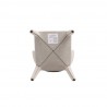 Manhattan Comfort Conrad Modern Woven Tweed Dining Chair in Wheat Bottom