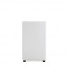 Manhattan Comfort Anna Modern Square Faux Leather Dining Chair in Cream Back