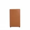 Manhattan Comfort Anna Modern Square Faux Leather Dining Chair in Saddle Back - Manhattan Comfort Anna Modern Square Faux Leather Dining Chair in Saddle Back
