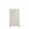 Manhattan Comfort Anna Modern Square Faux Leather Dining Chair in Light Stone Grey Back - Manhattan Comfort Anna Modern Square Faux Leather Dining Chair in Light Stone Grey Back