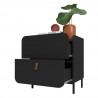 Manhattan Comfort Mid-Century Modern Bogardus End Table Black