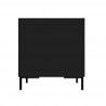 Manhattan Comfort Mid-Century Modern Bogardus Nightstand Black Back