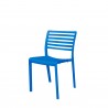 Savannah Side Chair - Blue - Angled