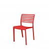 Savannah Side Chair - Red - Angled