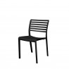 Savannah Side Chair - Black - Angled