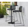 Cane-Line Vibe Bar Chair Stackable outdoor side view - Cane-Line Vibe Bar Chair Stackable outdoor side view