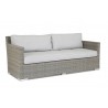 Majorca Sofa with Cushions in Cast Silve