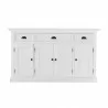 NovaSolo Halifax Mahogany Wood Buffet with 4 Doors 3 Drawers - NovaSolo Halifax Mahogany Wood Buffet with 4 Doors 3 Drawers