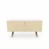  Liberty 53.14" Mid Century - Modern TV Stand with 5 Shelves and 1 Door - Back -  Liberty 53.14" Mid Century - Modern TV Stand with 5 Shelves and 1 Door - Back