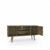 Rustic Brown and 3D Brown Prints - drawer Opened - Rustic Brown and 3D Brown Prints - drawer Opened