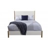 Melbourne Queen Bed, French Truffle - Front