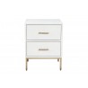 Alpine Furniture Madelyn Nightstand - Front View