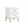 Alpine Furniture Madelyn Nightstand - Angled View