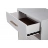 Alpine Furniture Madelyn Small Chest in White - Drawer Opened