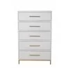 Alpine Furniture Madelyn Chest in White - Front - Alpine Furniture Madelyn Chest in White - Front