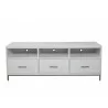  Alpine Furniture Madelyn TV Console - Front with Shelf Open -  Alpine Furniture Madelyn TV Console - Front with Shelf Open