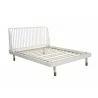 Madelyn Queen Slat Back Platform Bed - Angled Without Cushion - Madelyn Queen Slat Back Platform Bed - Angled Without Cushion