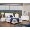 Alpine Furniture Madelyn Chest in White - Lifestyle