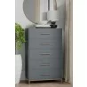 Alpine Furniture Madelyn Chest in Slate Gray - Front Lifestyle - Alpine Furniture Madelyn Chest in Slate Gray - Front Lifestyle