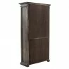Nova Solo Halifax Mindi Wood Bookcase - Back Side Angle - Nova Solo Halifax Mindi Wood Bookcase - Back Side Angle