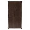 Nova Solo Halifax Mindi Wood Bookcase - Back Angle