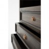 Nova Solo Halifax Mindi Wood Bookcase - Closeup Angle
